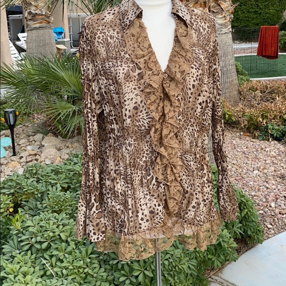 Brown blouse